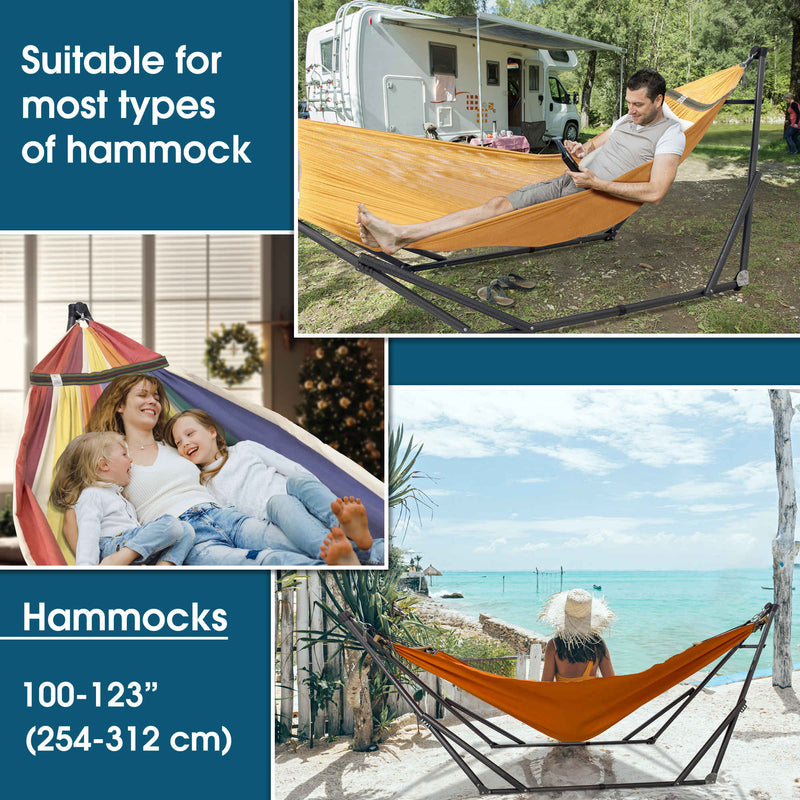 Hamaca plegable original con soporte-26