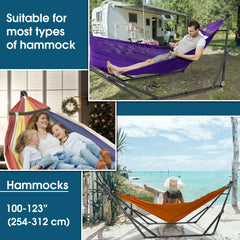 Hamaca plegable original con soporte-19