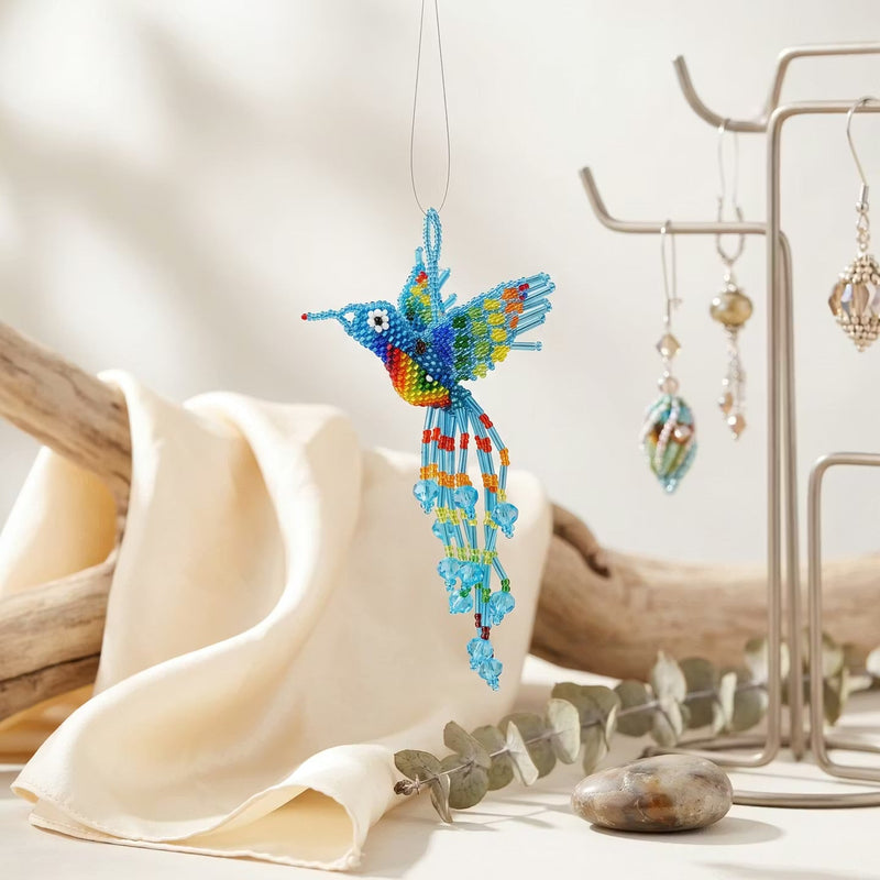 Blue Beaded Humming Bird-1