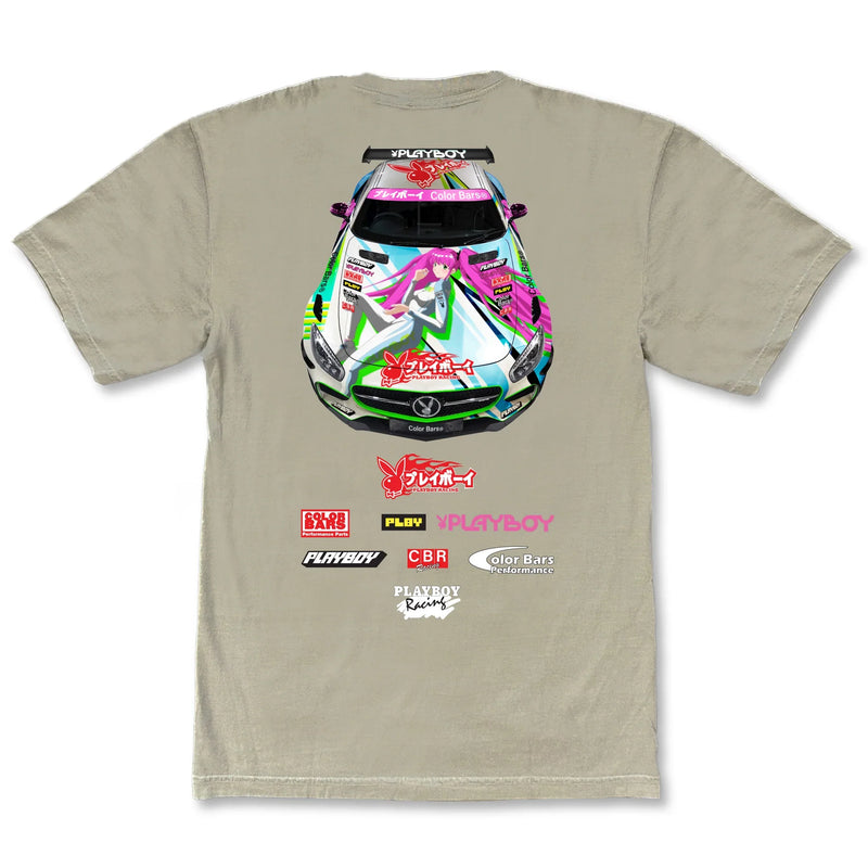 Color Bars x Playboy 'Livery' Tee - Olive-1