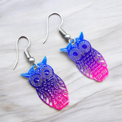 Owl Hollow Out Earrings-6