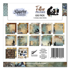 3Quarter Designs Father Figure 6x6 Paper Pack-1