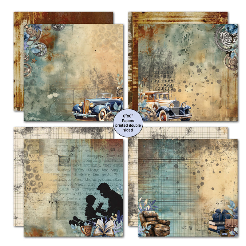 3Quarter Designs Father Figure 6x6 Paper Pack-2