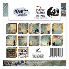 3Quarter Designs Father Figure 8x8 Paper Pack-1