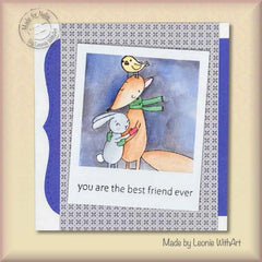 Nellie's Choice Clear Stamp Forest Friends-Friends Forever-6