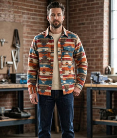 Orange and Blue Grand Canyon Jacket (unisex)-2