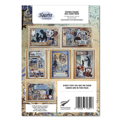 3Quarter Designs Father Figure 6x4 Card Pack-2