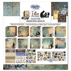 3Quarter Designs Father Figure 12x12 Design Paper & Diecuts Set-1