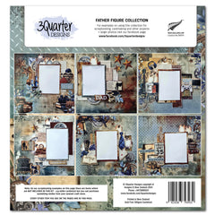 3Quarter Designs Father Figure 12x12 Design Paper & Diecuts Set-2