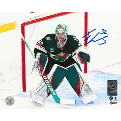 Filip Gustavsson Autographed Minnesota Wild Goalie Stance 8x10 Photo-1