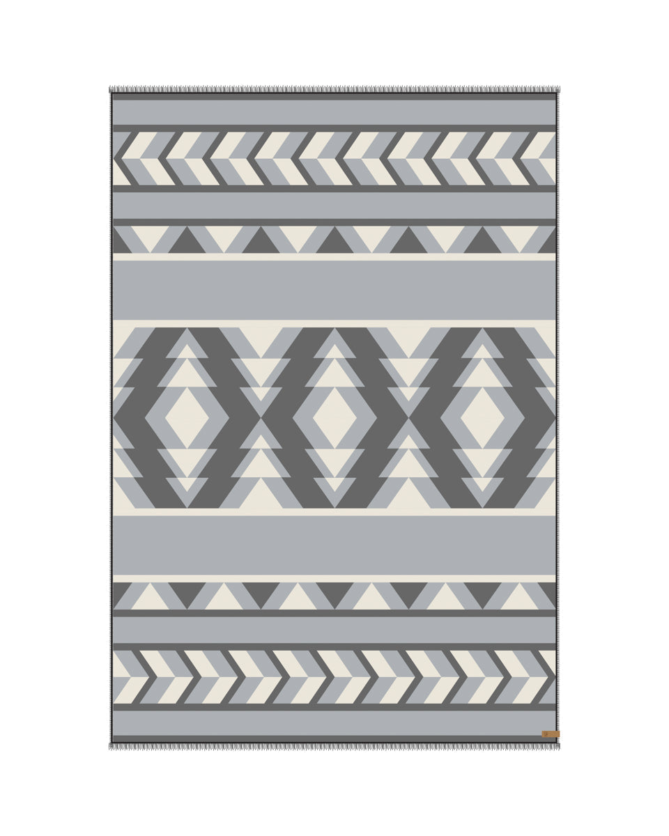 Cotton Geo Blanket Scarf-6
