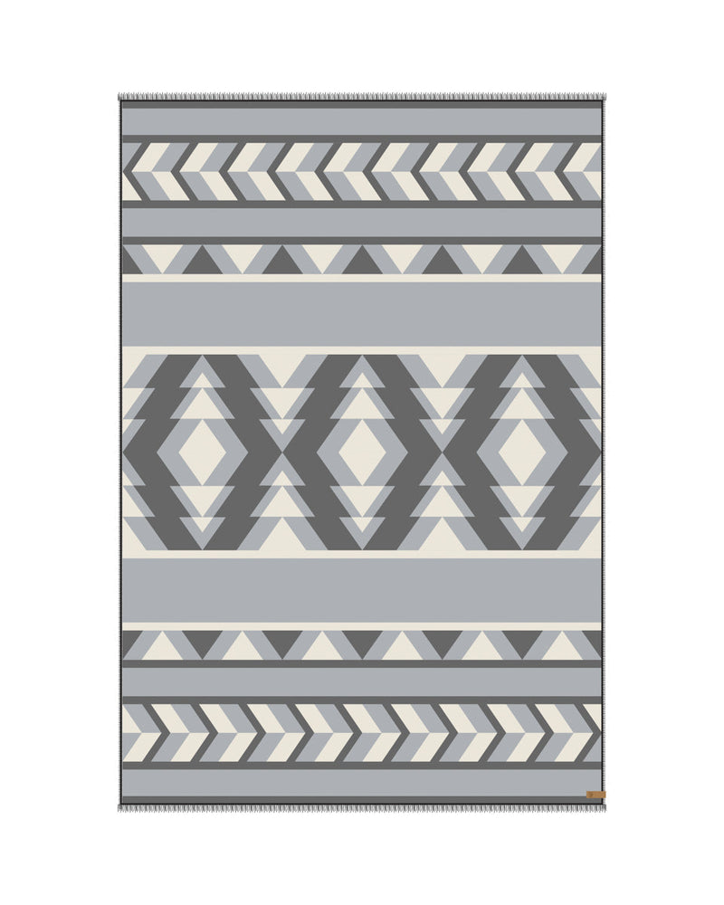 Cotton Geo Blanket Scarf-6