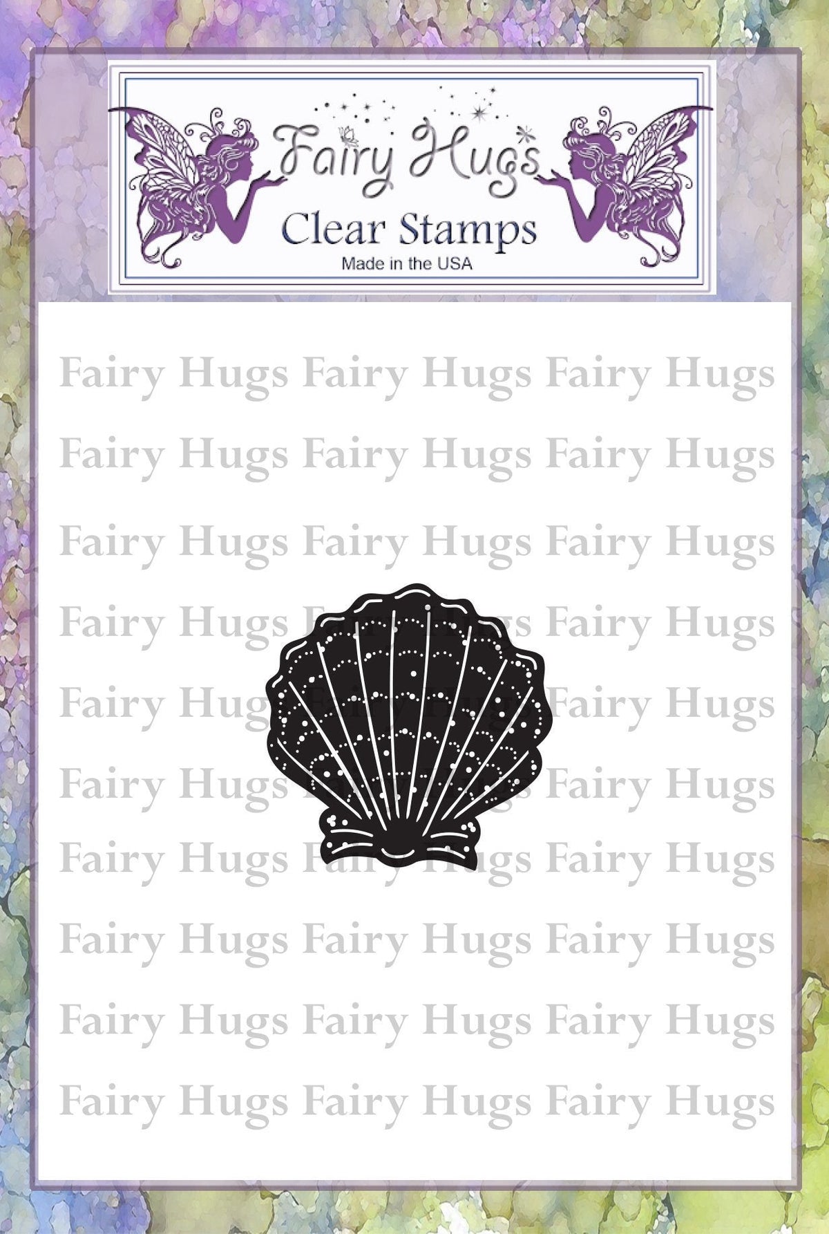 Fairy Hugs Stamps - Mini Scallop Shell-1