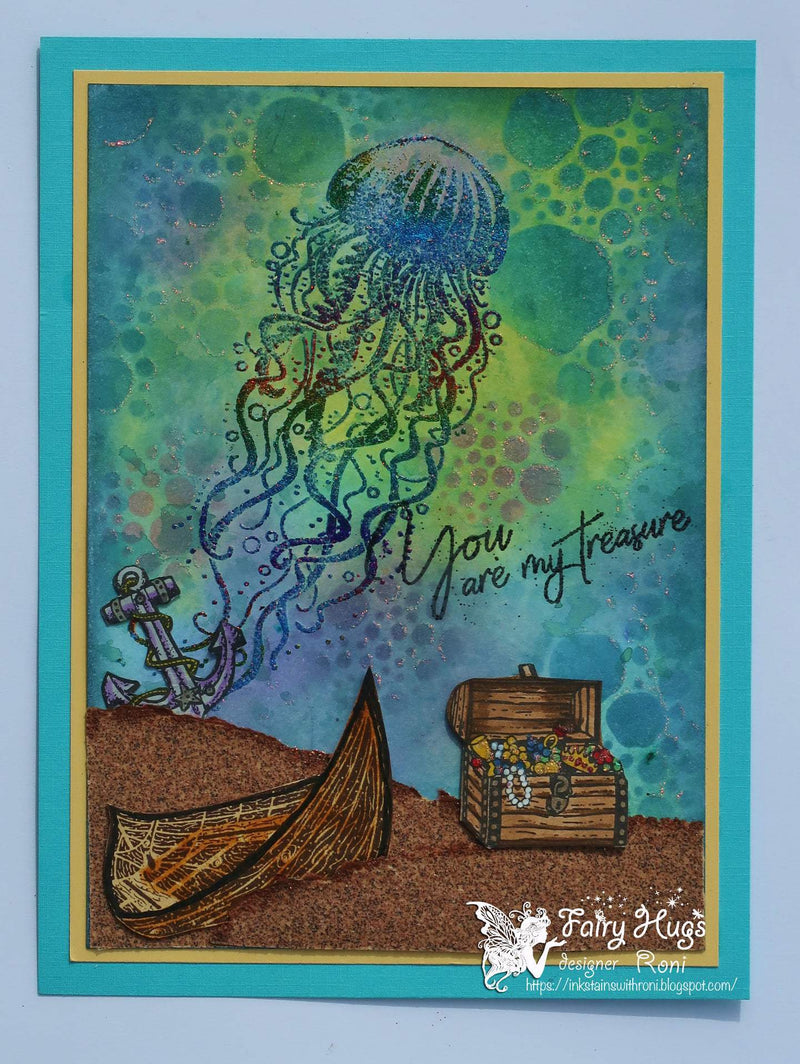 Fairy Hugs Stamps - Row Boat-6
