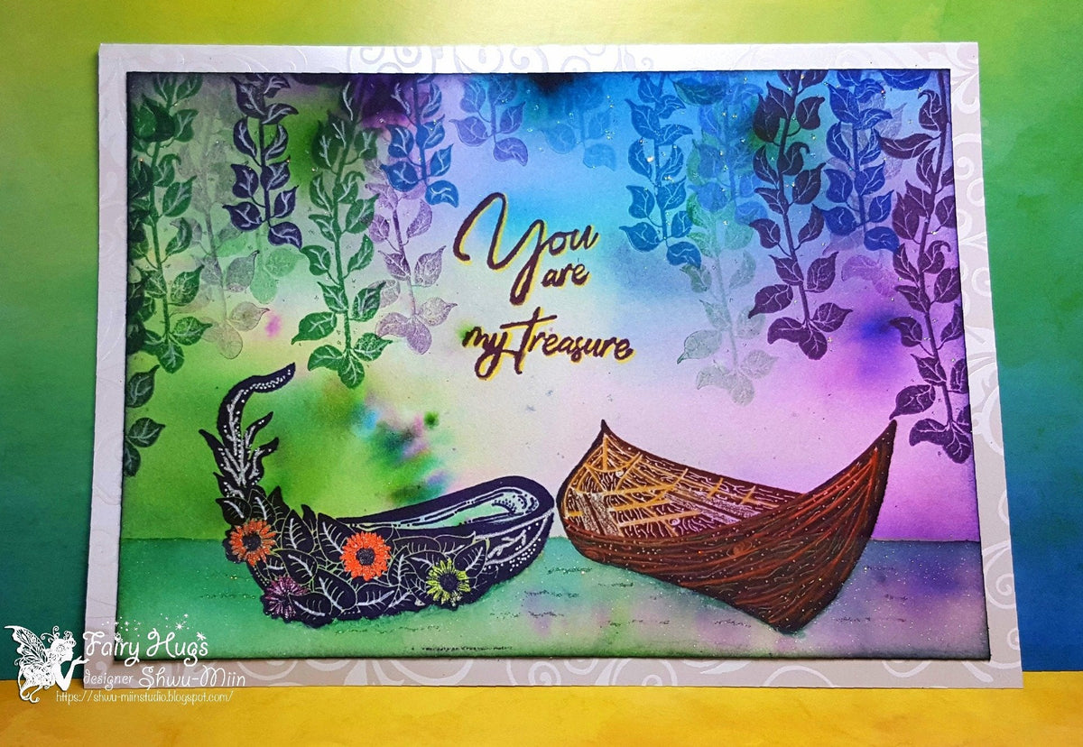Fairy Hugs Stamps - Row Boat-3