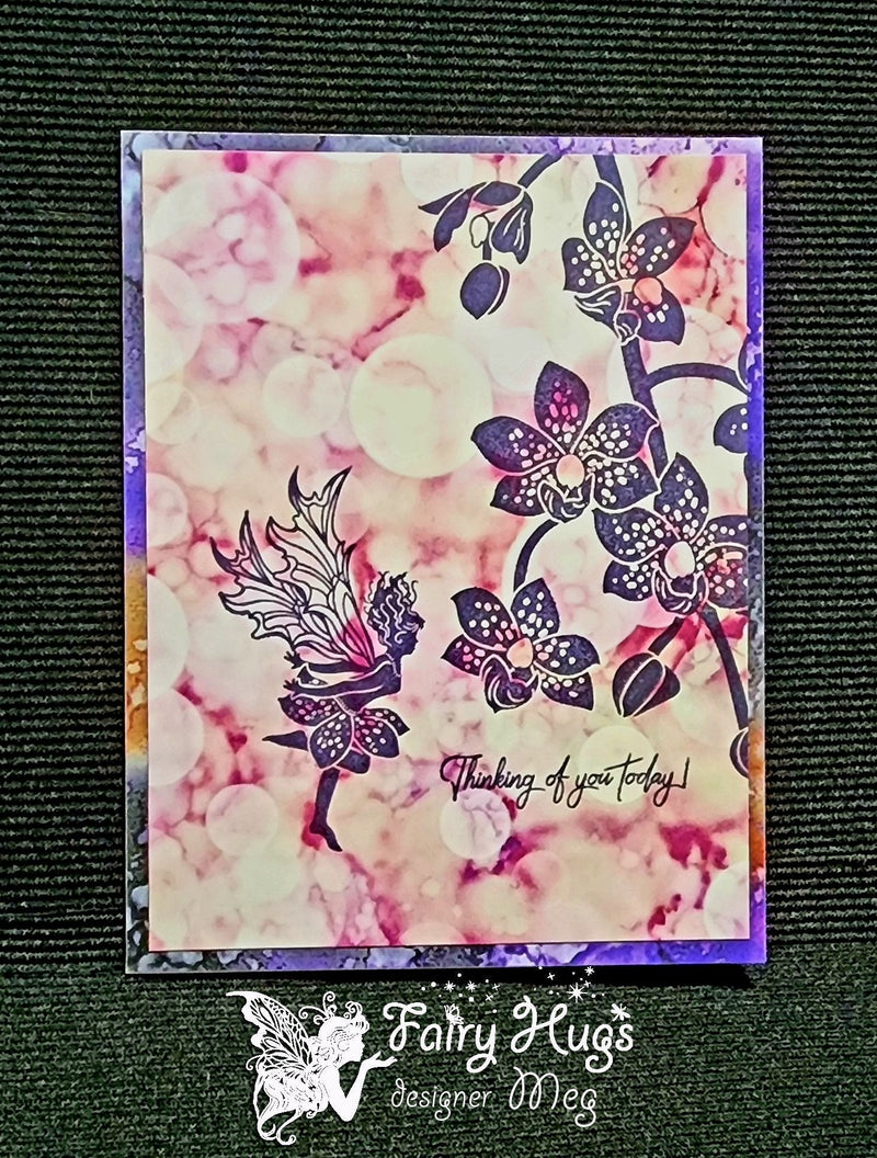 Fairy Hugs Stamps - Jewel's Orchid-8