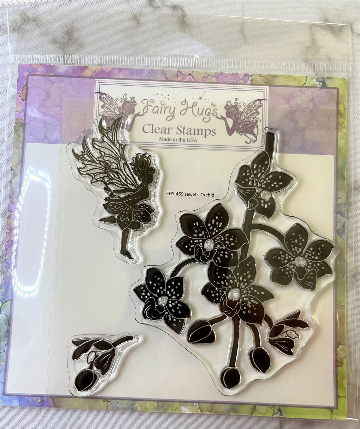 Fairy Hugs Stamps - Jewel's Orchid-1