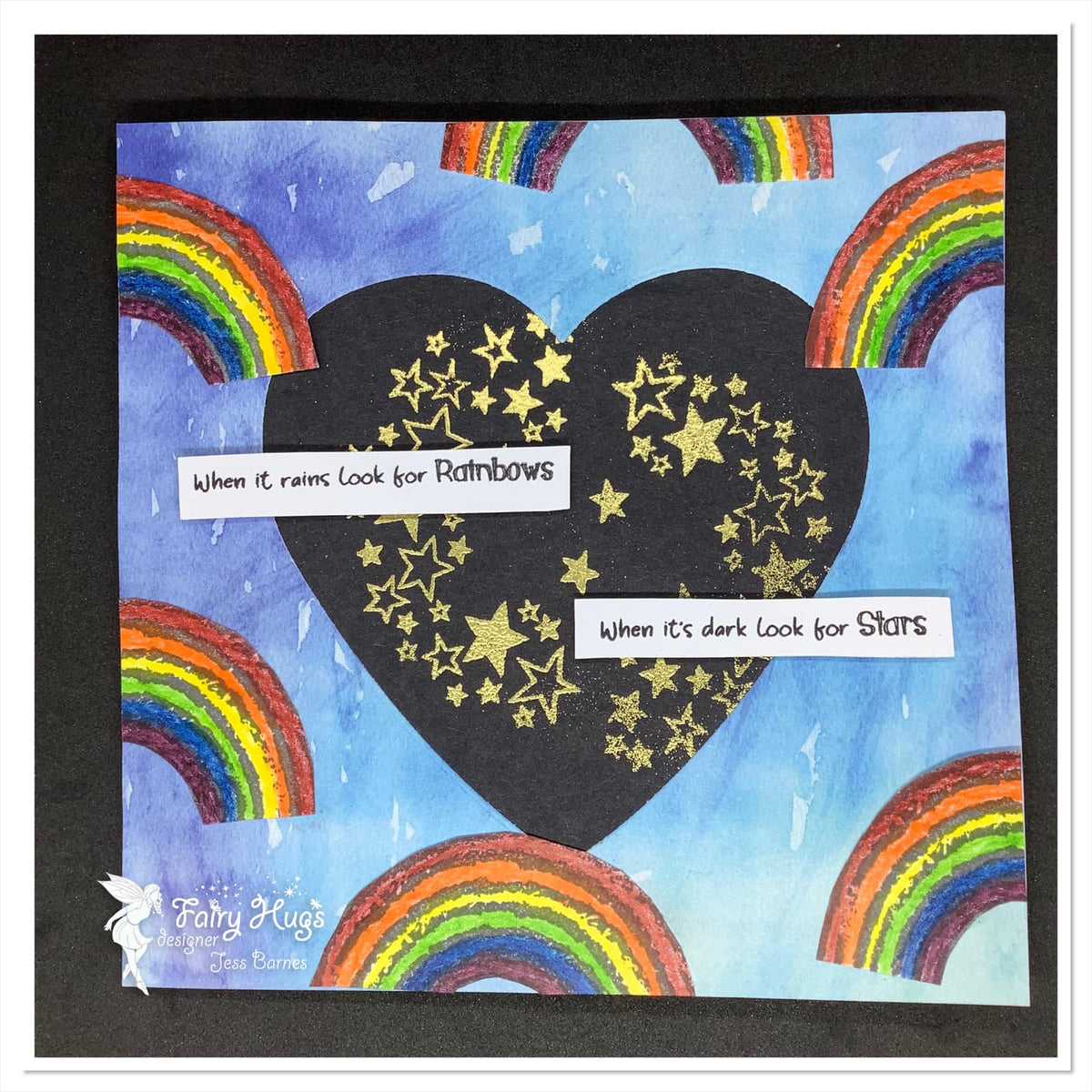 Fairy Hugs Stamps - Rainbow Arch-4