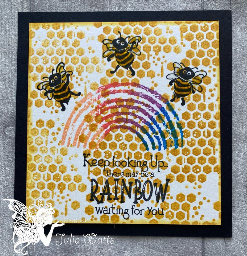 Fairy Hugs Stamps - Rainbow Arch-2