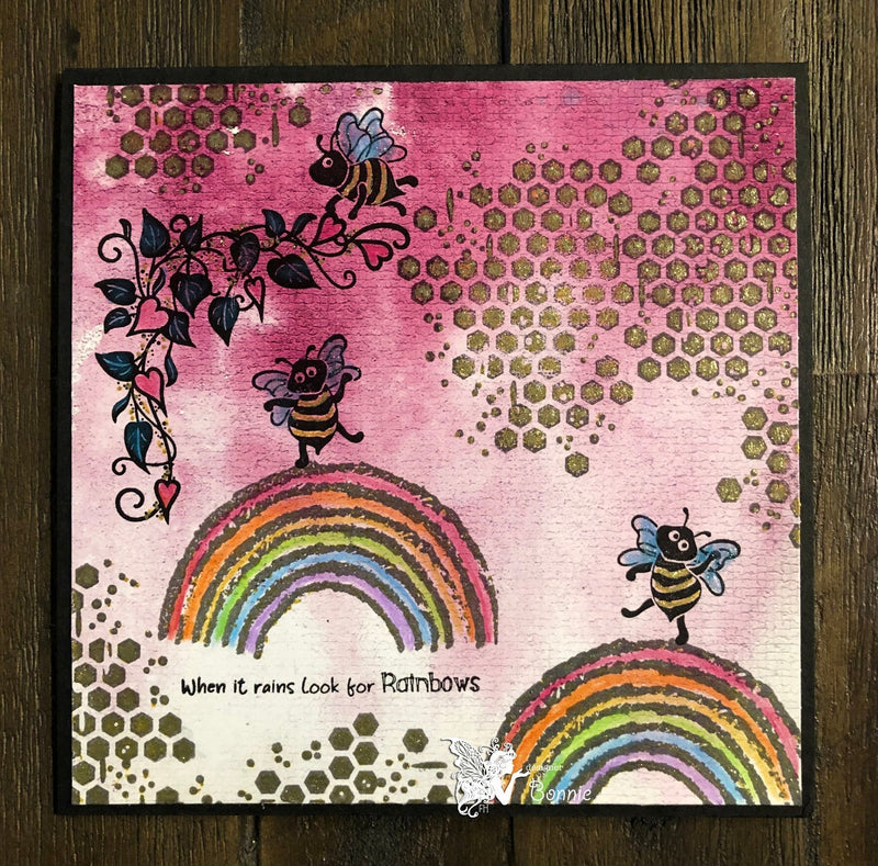 Fairy Hugs Stamps - Rainbow Arch-3