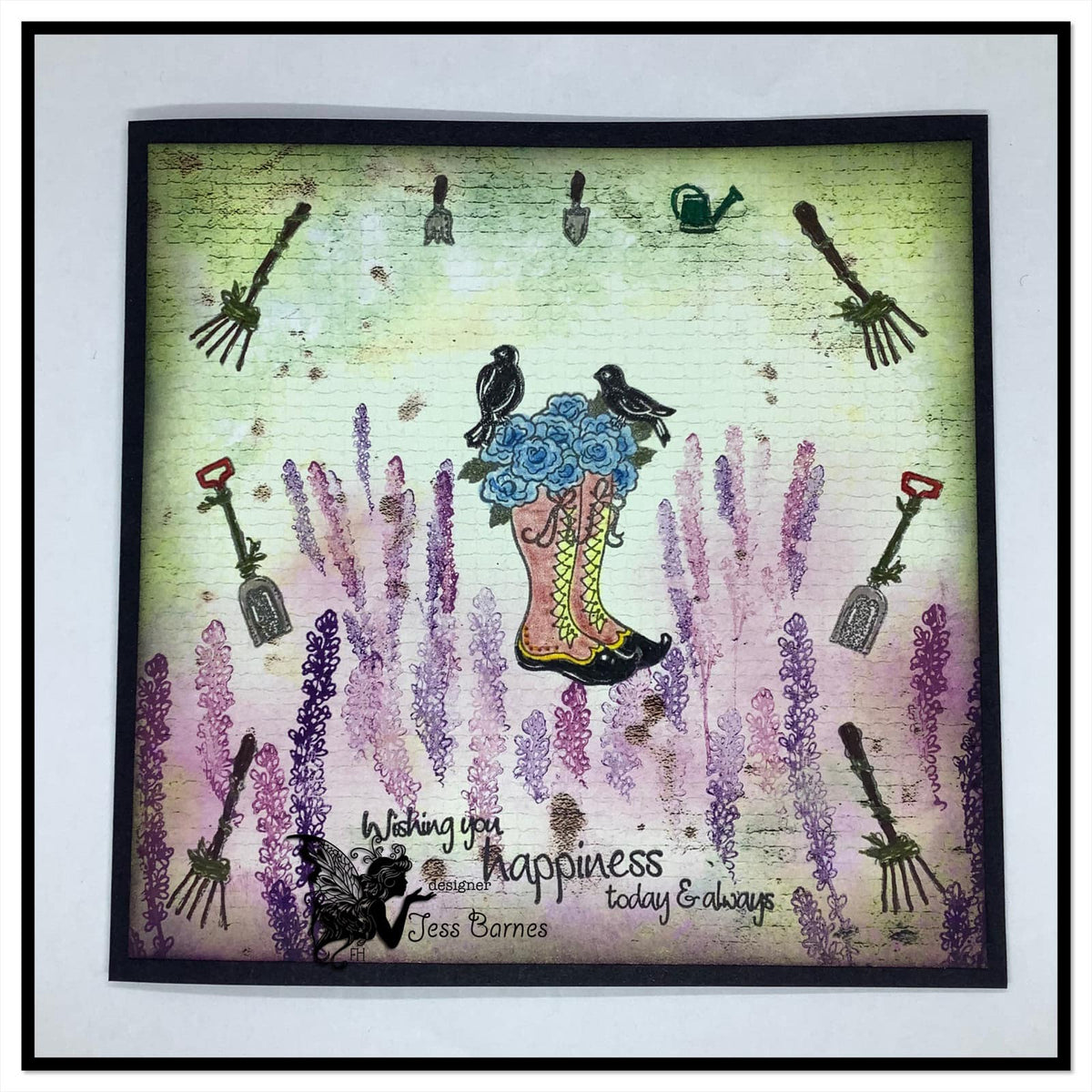 Fairy Hugs Stamps - Garden Tools-3