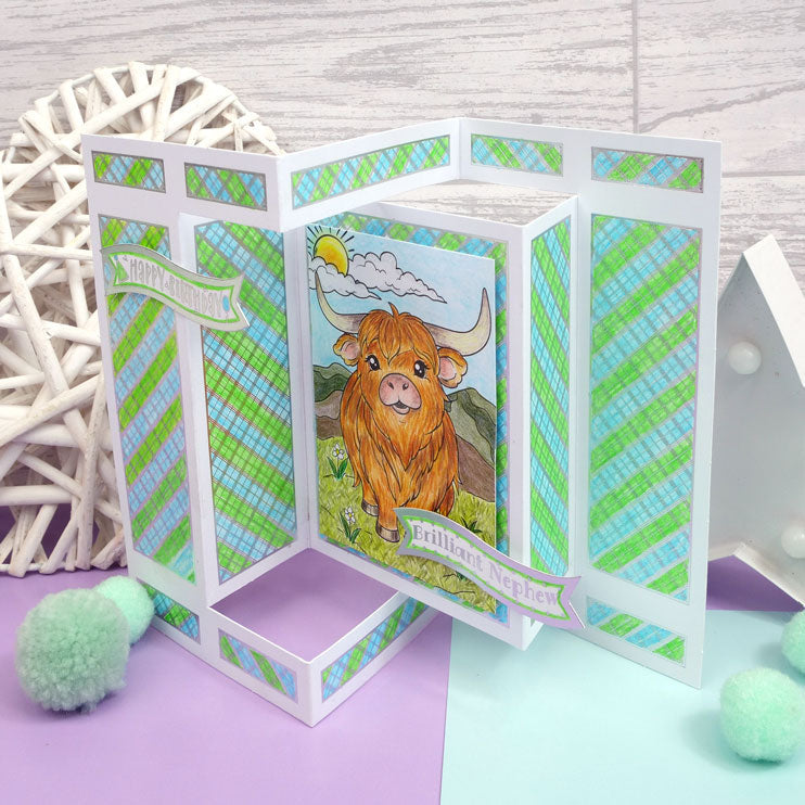 Foiled Pattern Kinetic Cards - Ink Me! Selection-2
