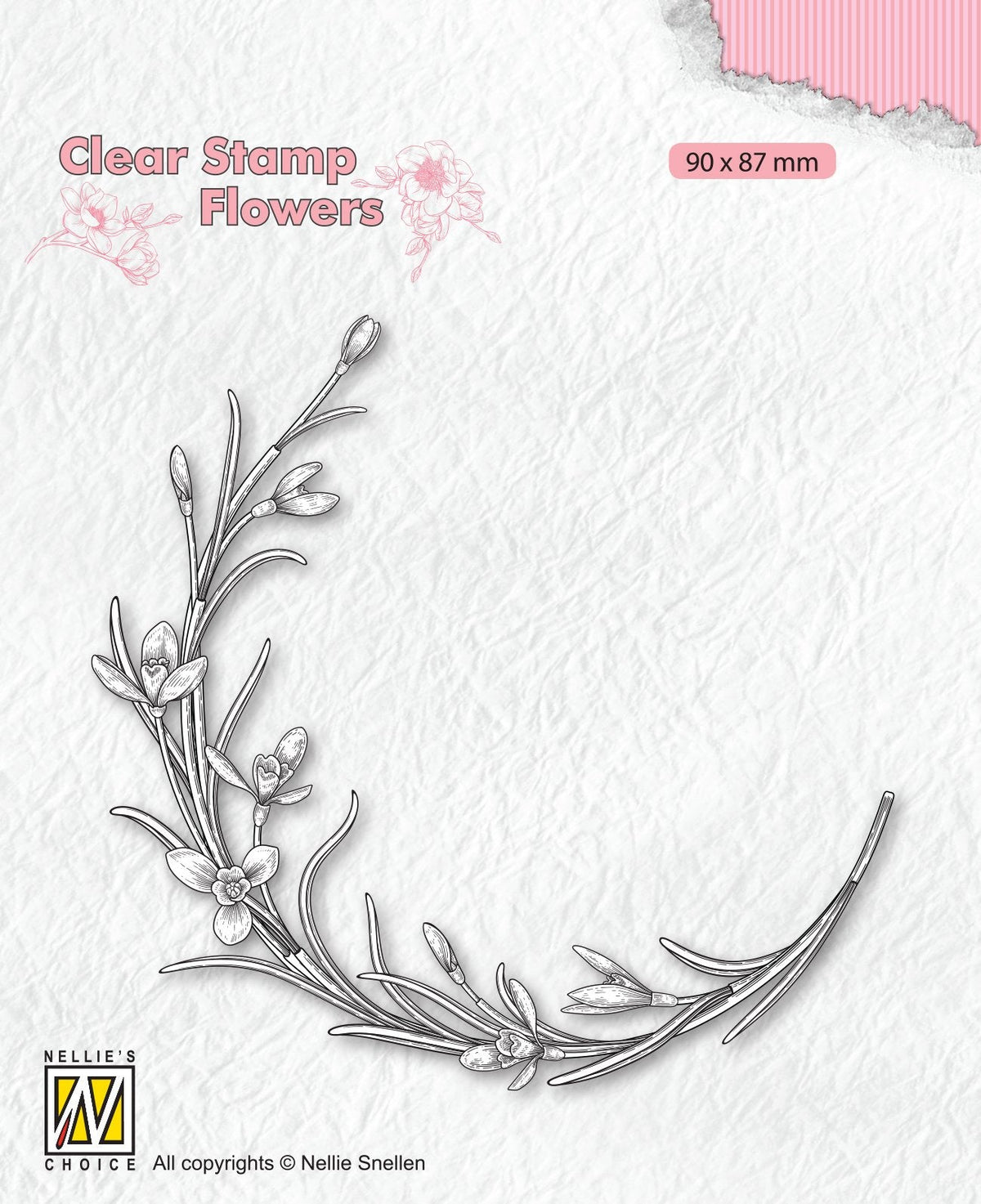 Clear Stamps Flowers Blooming Twig-1