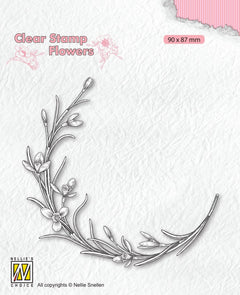 Clear Stamps Flowers Blooming Twig-1