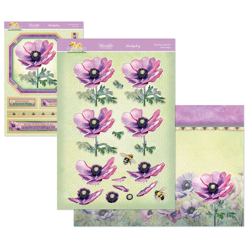 In Full Bloom - Floral Delights Deco-Large Set - Amazing Anemone-1