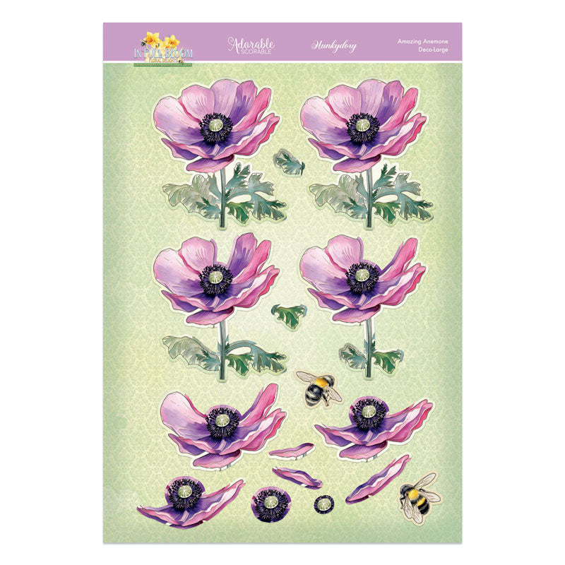 In Full Bloom - Floral Delights Deco-Large Set - Amazing Anemone-3