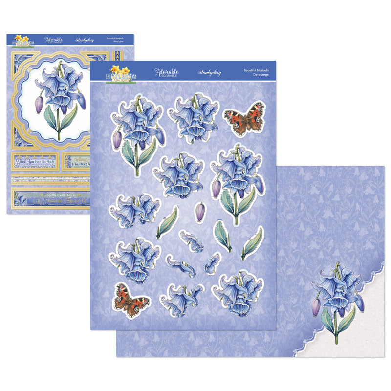 In Full Bloom - Floral Delights Deco-Large Set - Beautiful Bluebells-1