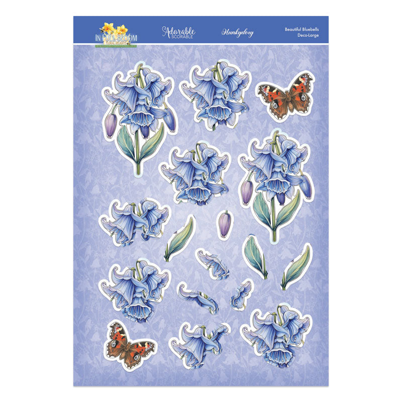 In Full Bloom - Floral Delights Deco-Large Set - Beautiful Bluebells-3