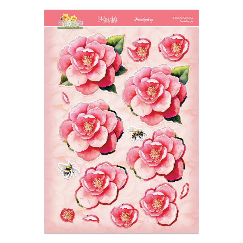 In Full Bloom - Floral Delights Deco-Large Set - Blooming Camelia-3