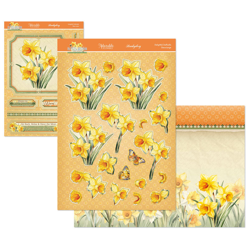 In Full Bloom - Floral Delights Deco-Large Set - Delightful Daffodils-1