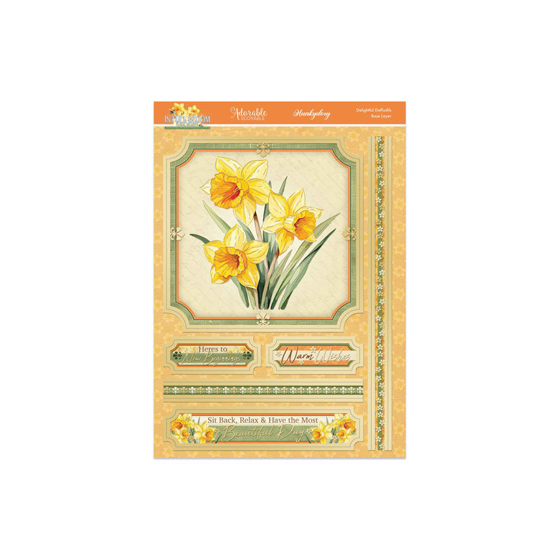 In Full Bloom - Floral Delights Deco-Large Set - Delightful Daffodils-2