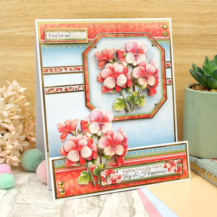 In Full Bloom - Floral Delights Deco-Large Set - Dreamy Geraniums-8