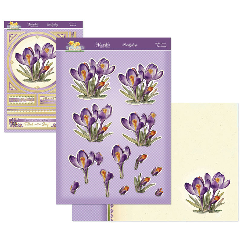 In Full Bloom - Floral Delights Deco-Large Set - Joyful Crocus-1