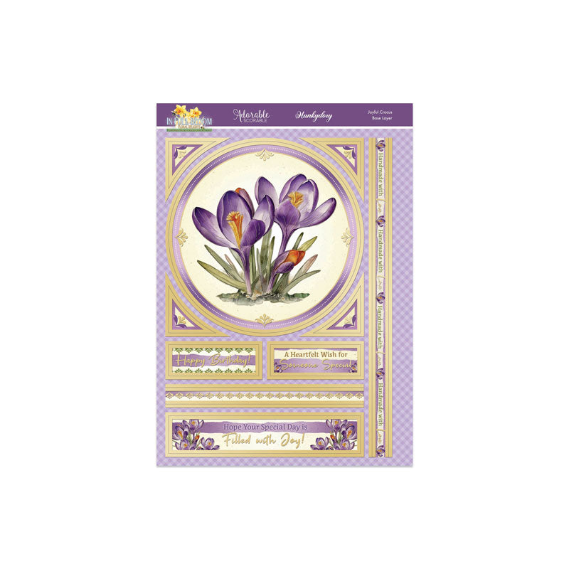 In Full Bloom - Floral Delights Deco-Large Set - Joyful Crocus-2