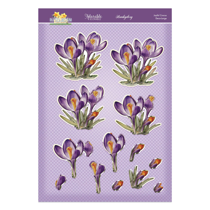 In Full Bloom - Floral Delights Deco-Large Set - Joyful Crocus-3