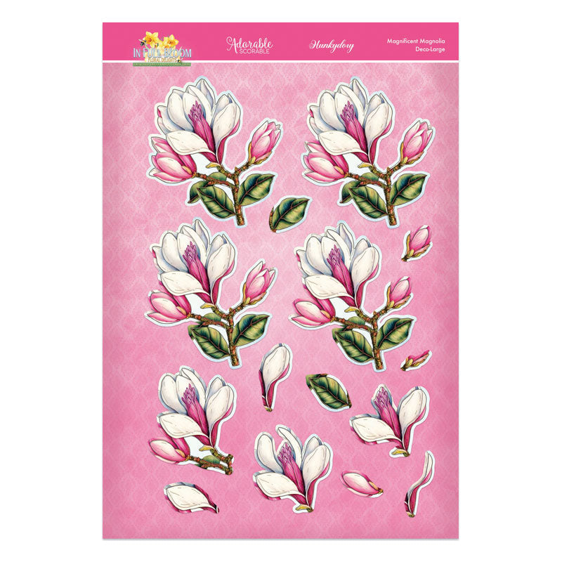 In Full Bloom - Floral Delights Deco-Large Set - Magnificent Magnolia-3