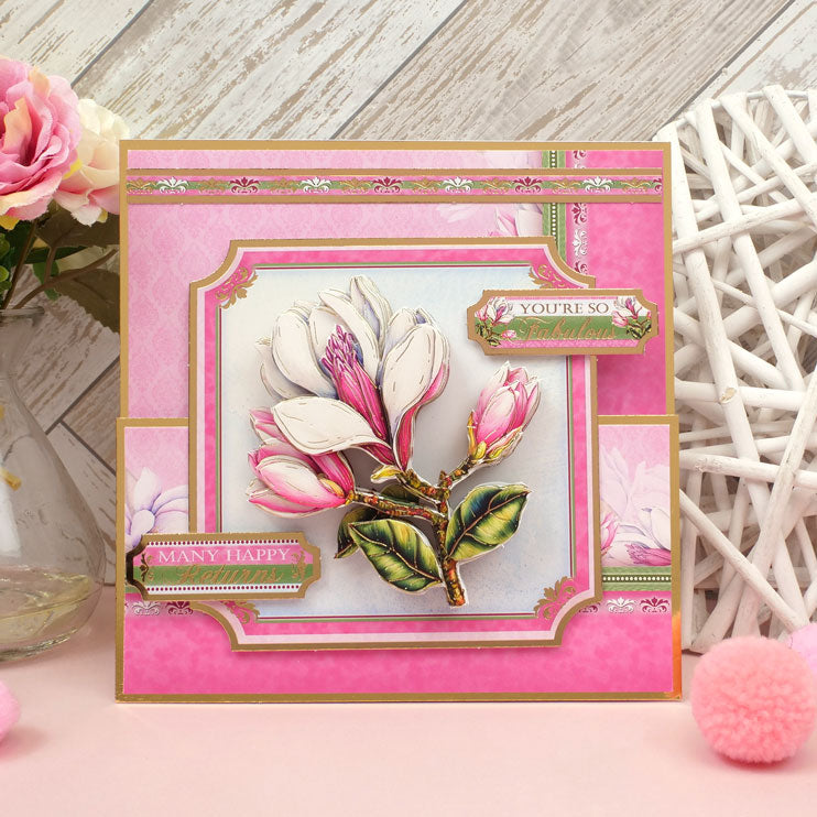 In Full Bloom - Floral Delights Deco-Large Set - Magnificent Magnolia-8