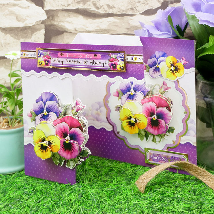 In Full Bloom - Floral Delights Deco-Large Set - Pretty Pansies-7
