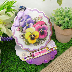 In Full Bloom - Floral Delights Deco-Large Set - Pretty Pansies-8