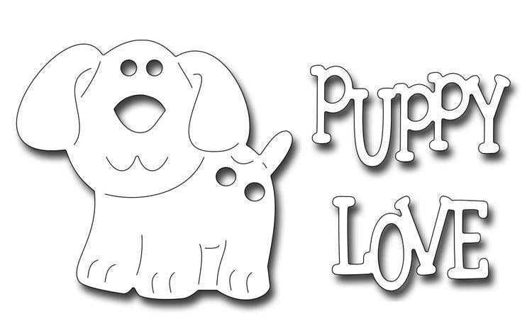 Frantic Stamper Precision Die - Rover Puppy Love-1