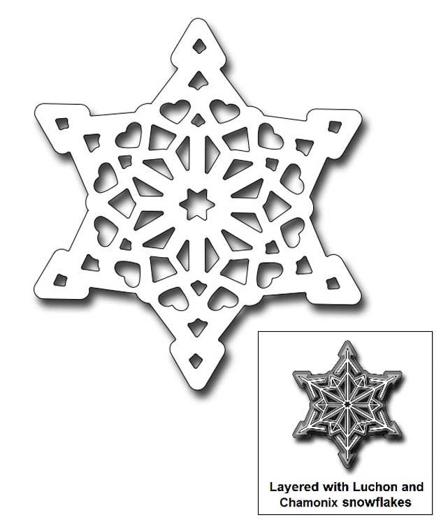 Frantic Stamper Precision Die - Courchevel Snowflake-1