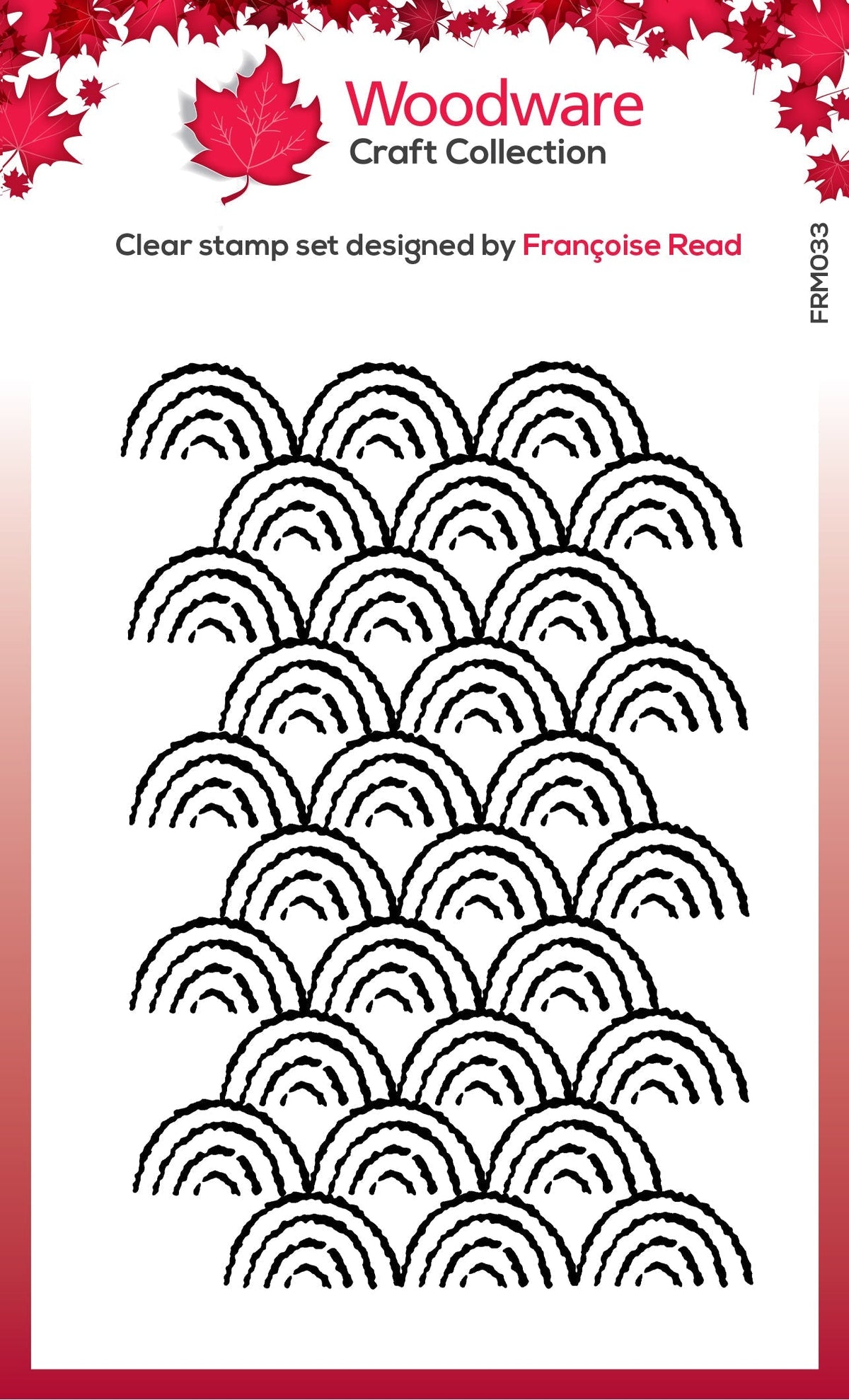 Woodware Clear Singles Arches 3.8 in x 2.6 in Stamp-1