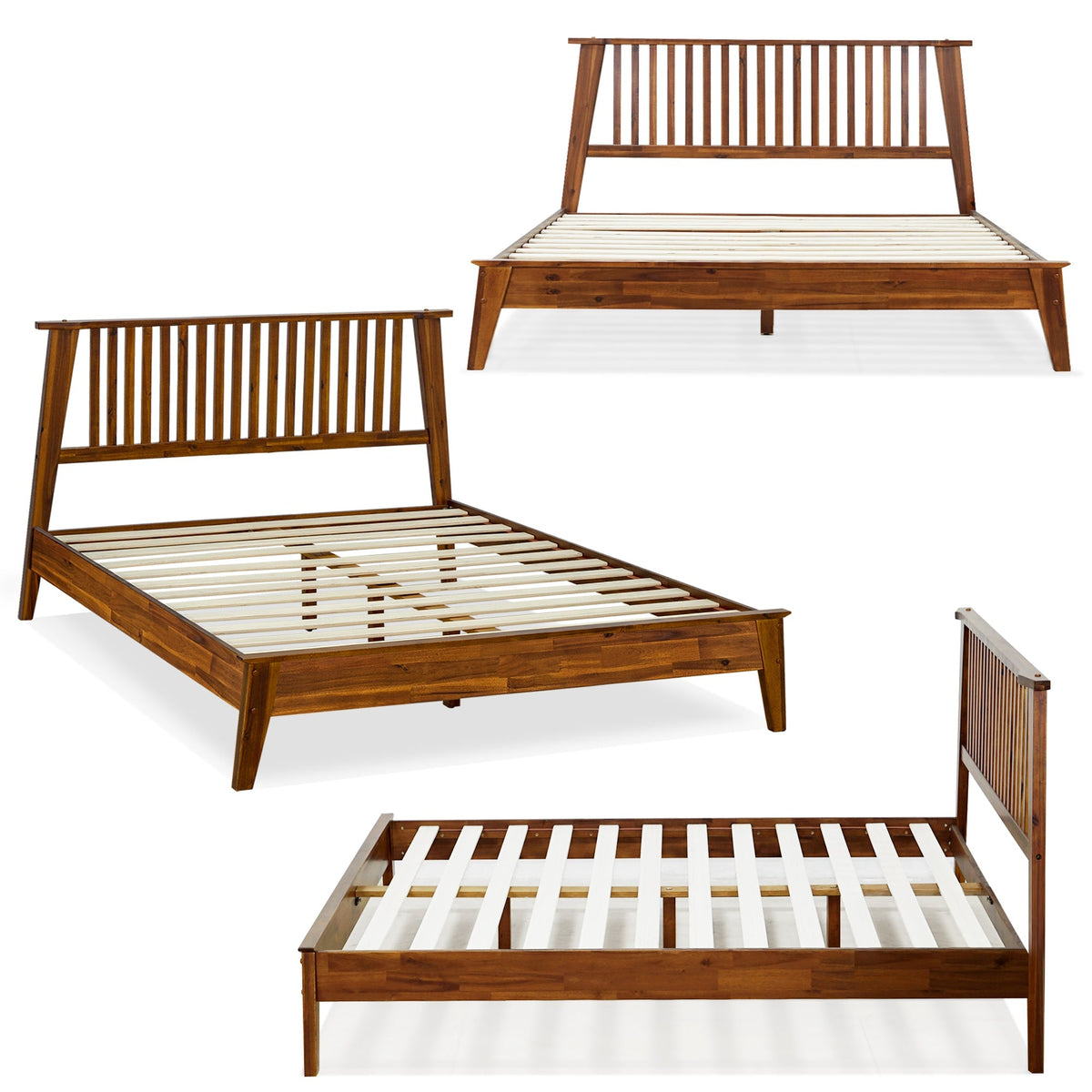 Kaylin Solid Wood Bed Frame-23