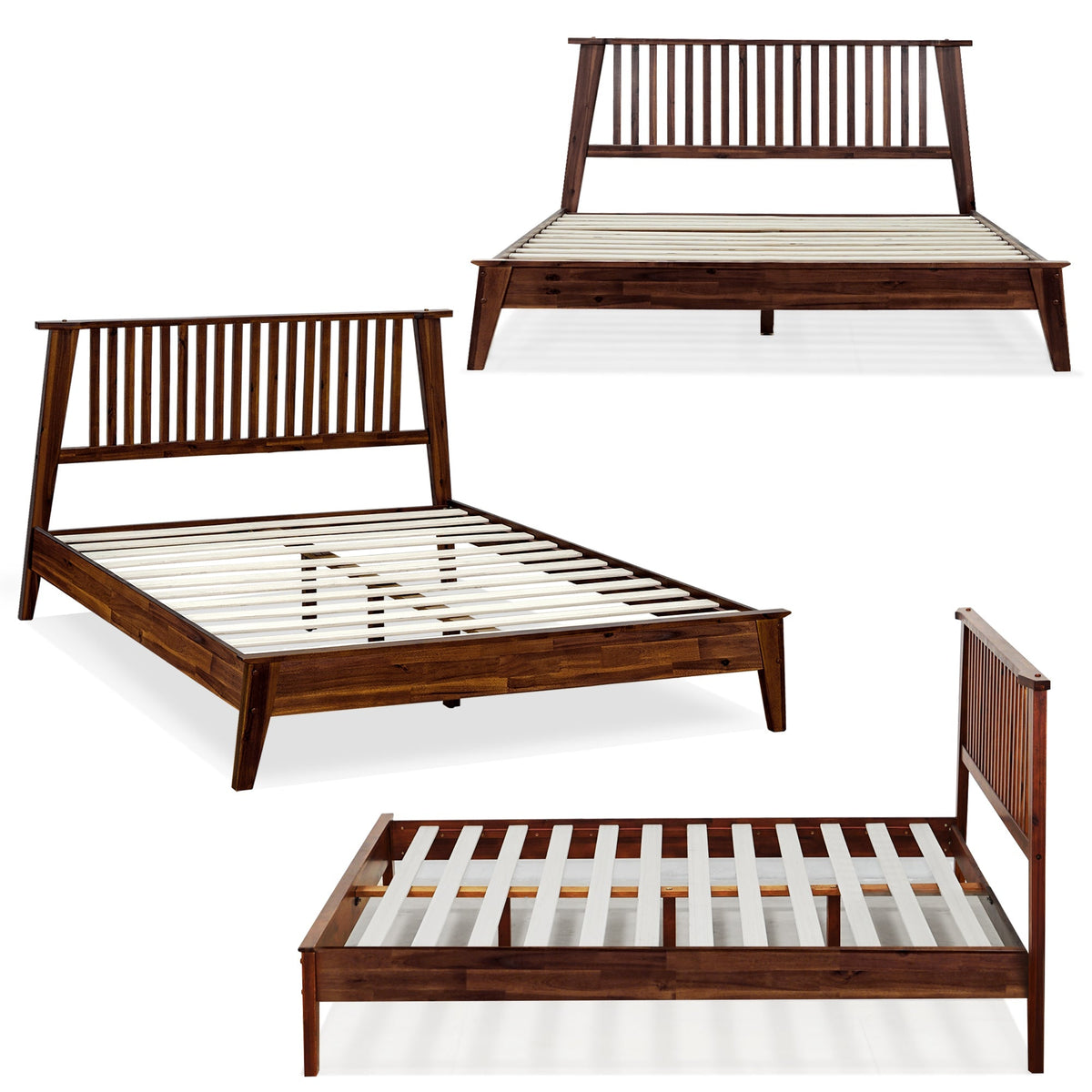 Kaylin Solid Wood Bed Frame-11
