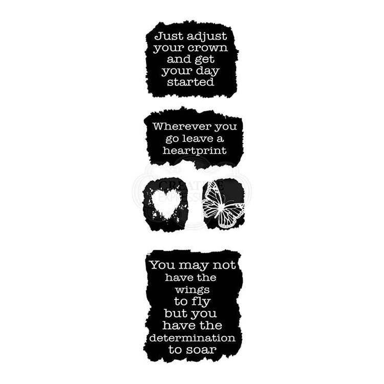 Woodware Clear Singles Reversed Greetings-1