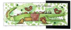 Woodware Clear Singles Smile Crocodile-2